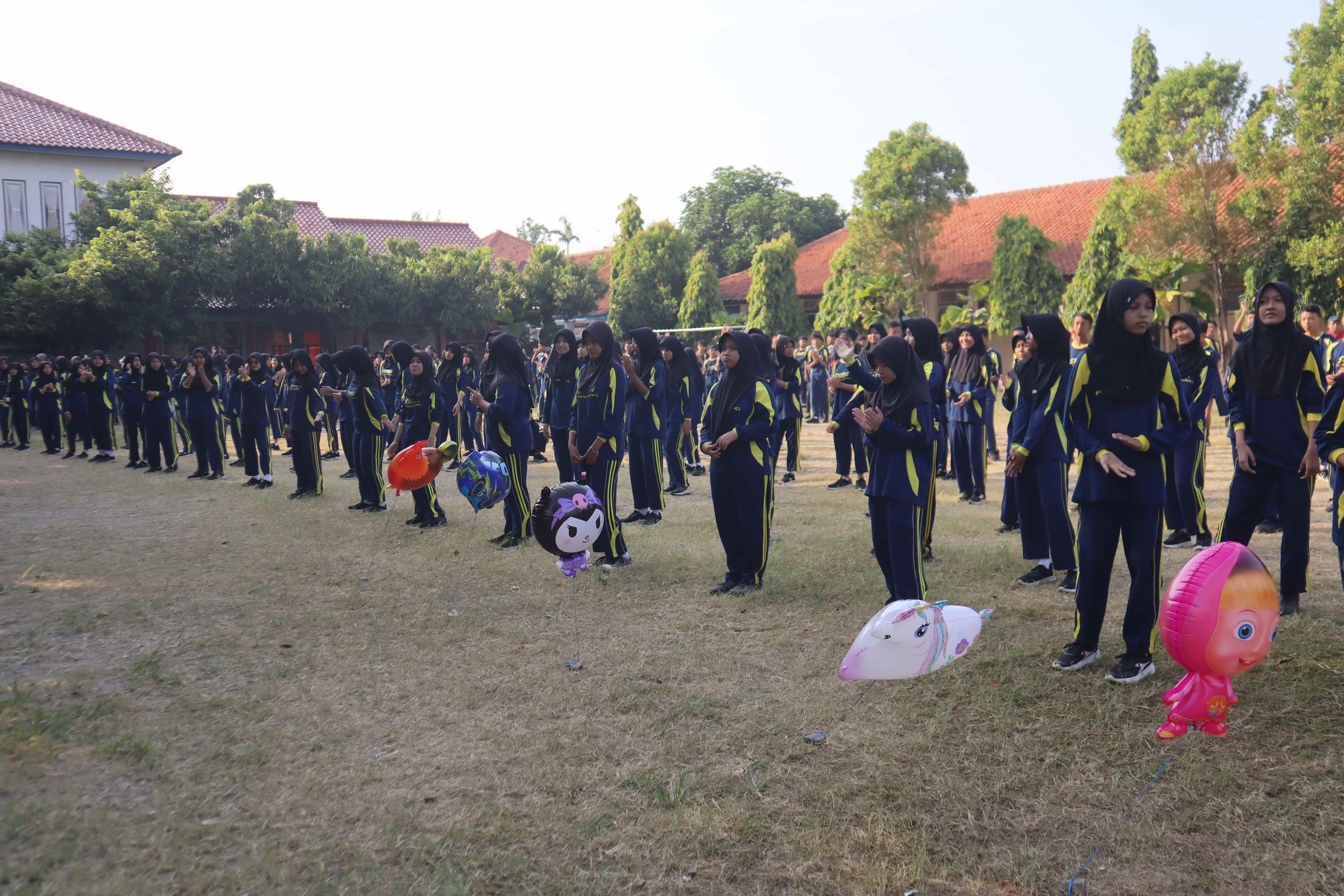 SMPN 2 Pemalang Gelar Apel Pagi dan Senam Bersama Peringati Hari Anak Nasional 